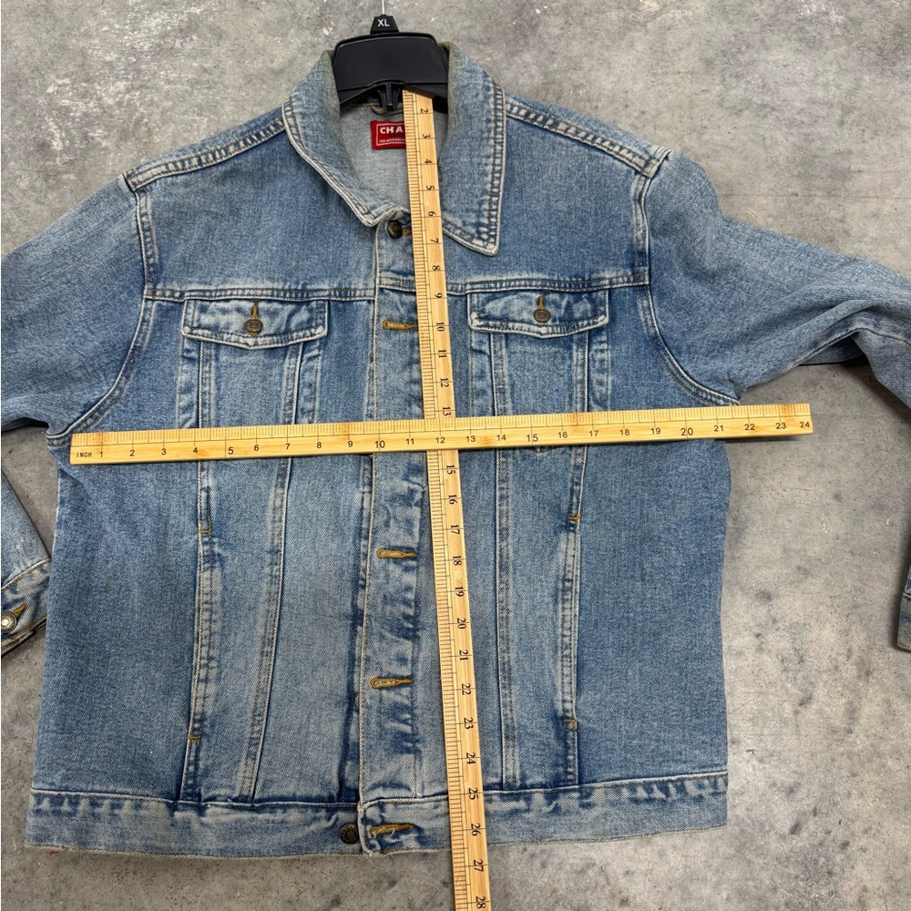 Chaps Red and White Denim Label Patch - Picture 6 of 6